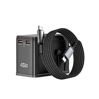 WiWU 45W Universal Plug Adapter Cable Combo Wi-UA014